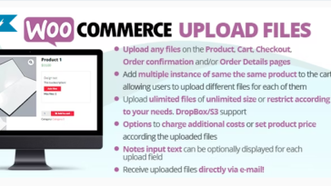 WooCommerce Upload Files Free Download